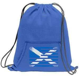 Scottish American Flag Proud Scotland Usa Cute Gift Sweatshirt Cinch Pack Bag