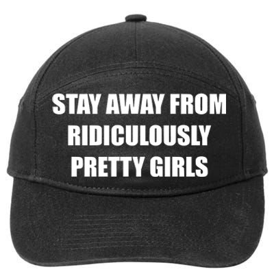 Stay Away From Ridiculously Pretty Girl 7-Panel Snapback Hat