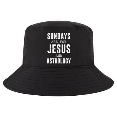Sundays Are For Jesus And Astrology Gift Cool Comfort Performance Bucket Hat