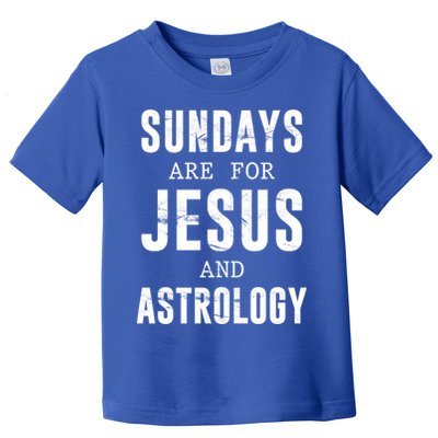 Sundays Are For Jesus And Astrology Gift Toddler T-Shirt