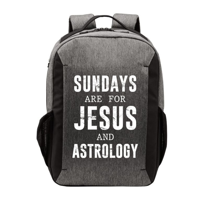 Sundays Are For Jesus And Astrology Gift Vector Backpack