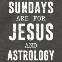 Sundays Are For Jesus And Astrology Gift Vector Backpack