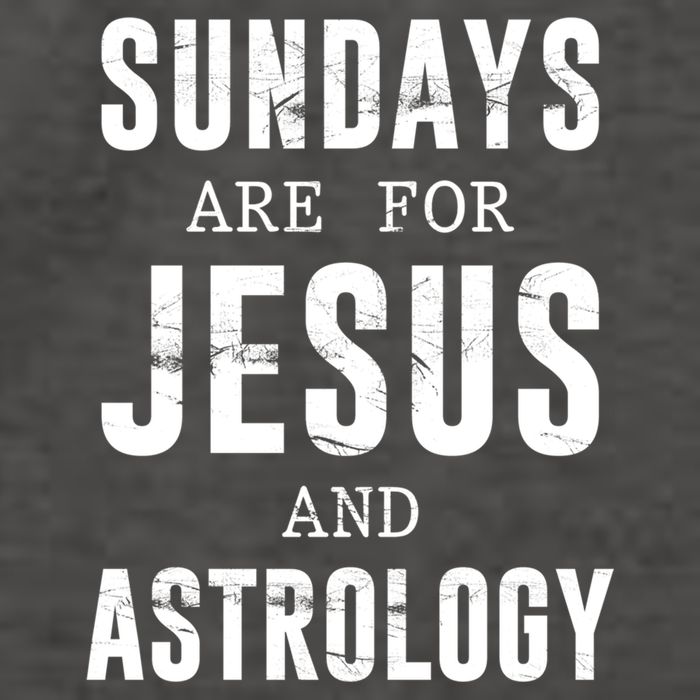 Sundays Are For Jesus And Astrology Gift Vector Backpack
