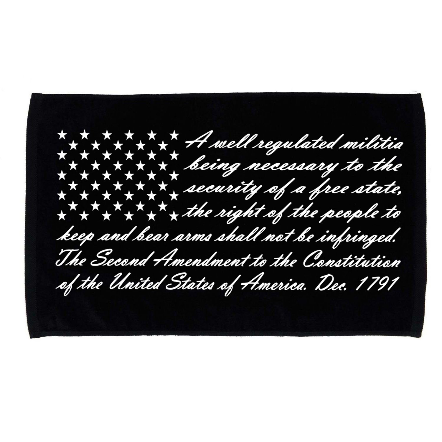 Second Amendment Flag Microfiber Hand Towel