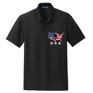 Skateboader American Flag Usa Patriotic Sports American Skateboarding Skater Dry Zone Grid Polo