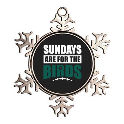 Sundays Are For The Birds It's A Philly Thing Philadelphia Football Metallic Star Ornament