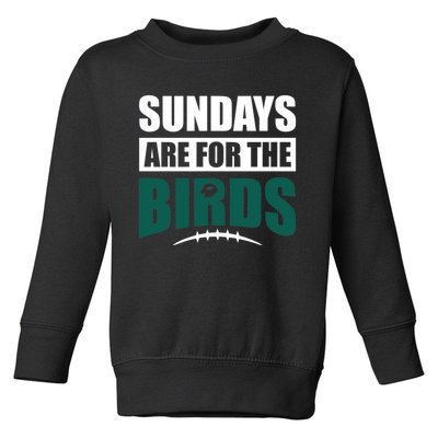 Sundays Are For The Birds It's A Philly Thing Philadelphia Football Toddler Sweatshirt