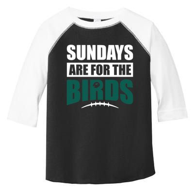 Sundays Are For The Birds It's A Philly Thing Philadelphia Football Toddler Fine Jersey T-Shirt