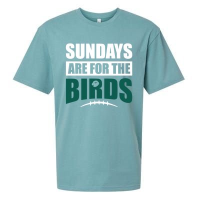 Sundays Are For The Birds It's A Philly Thing Philadelphia Football Sueded Cloud Jersey T-Shirt