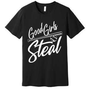 Softball Art For Women Good Steal Baseball Pitcher Premium T-Shirt