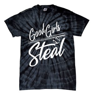 Softball Art For Women Good Steal Baseball Pitcher Tie-Dye T-Shirt