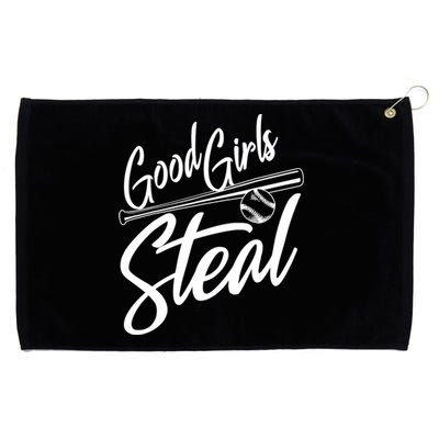 Softball Art For Women Good Steal Baseball Pitcher Grommeted Golf Towel