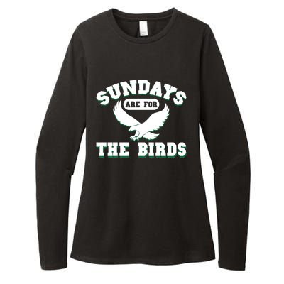 Sundays Are For The Birds Football Philadelphia Womens CVC Long Sleeve Shirt