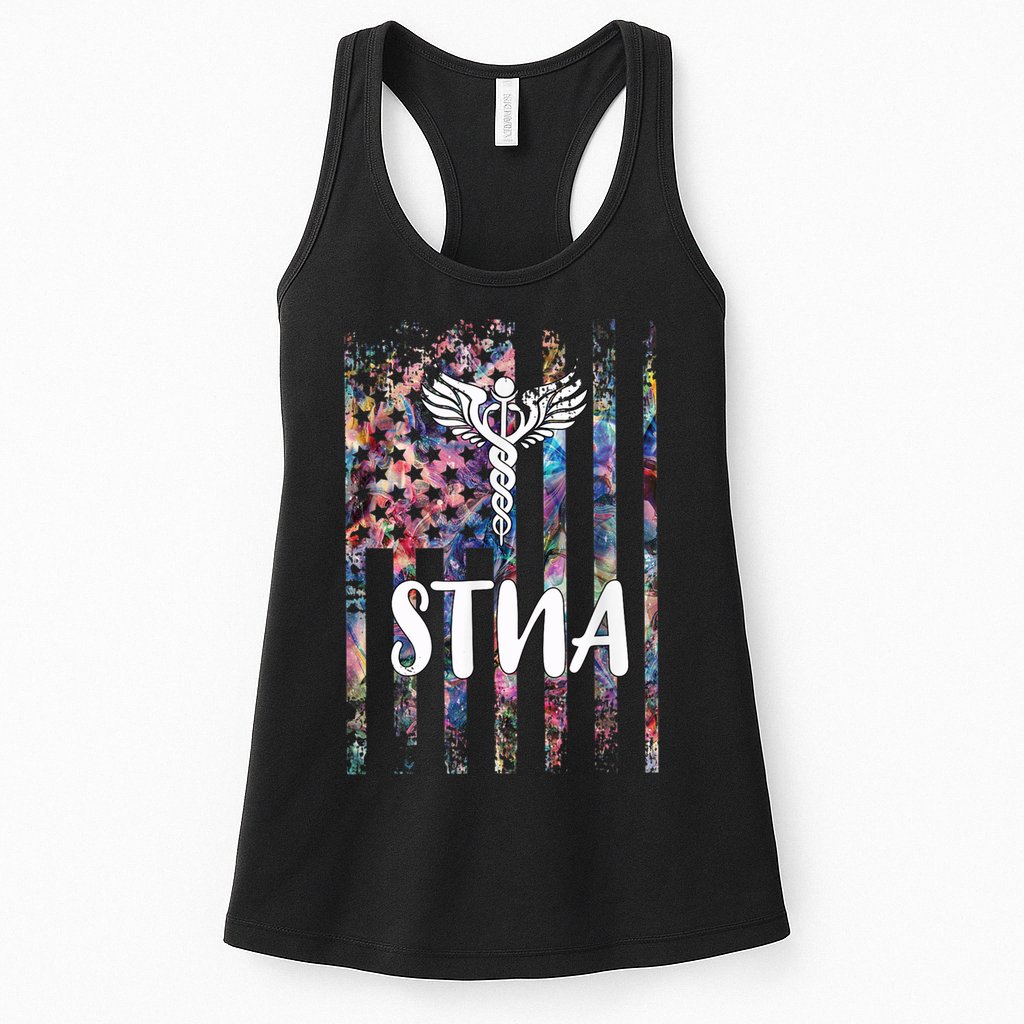 STNA American Flag Womens Tank Top
