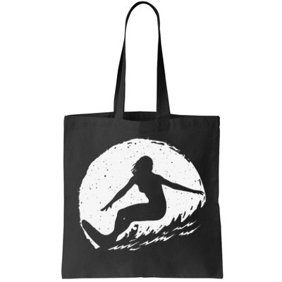 Surf Art For  Beach Surfer Hawaiian Wave Surfing Tote Bag