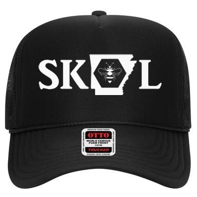 SKAL Arkansas funny saying quote High Crown Mesh Back Trucker Hat