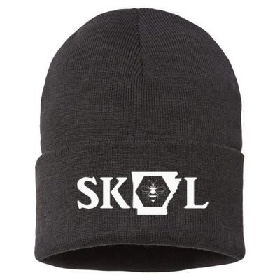 SKAL Arkansas funny saying quote Sustainable Knit Beanie