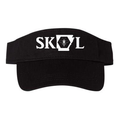 SKAL Arkansas funny saying quote Valucap Bio-Washed Visor