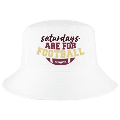 Saturdays Are For Football Funny Football Lover Cool Comfort Performance Bucket Hat