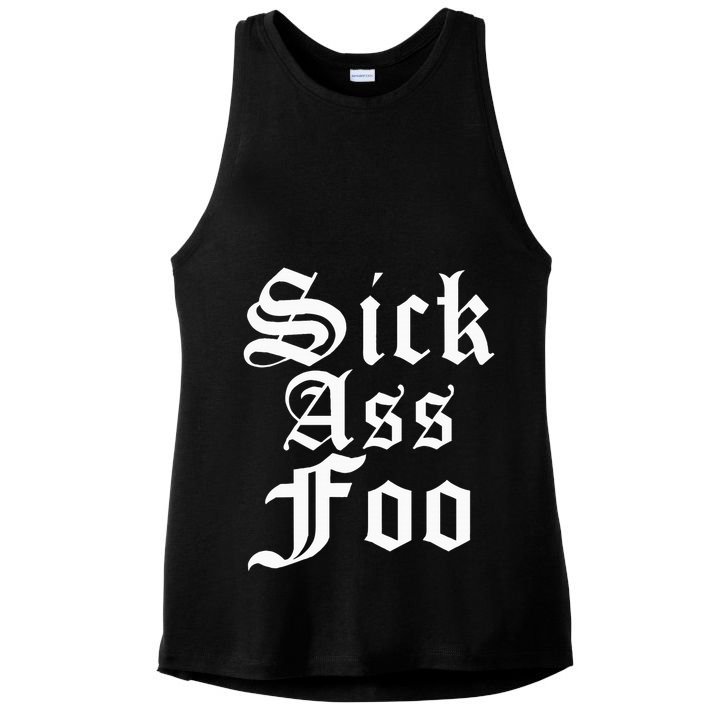 Sick Ass F.O.O Ladies PosiCharge Tri-Blend Wicking Tank