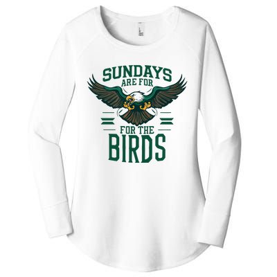 Sundays Are For The Birds Football Philadelphia Women's Perfect Tri Tunic Long Sleeve Shirt