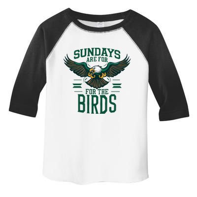 Sundays Are For The Birds Football Philadelphia Toddler Fine Jersey T-Shirt