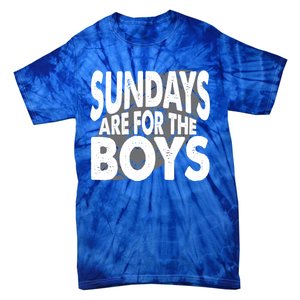 Sundays Are For The American Football Gift Tie-Dye T-Shirt