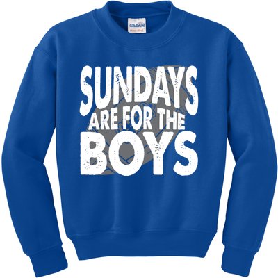 Sundays Are For The American Football Gift Kids Sweatshirt