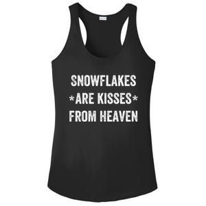 Snowflakes Are From Heaven For Snow Winter Vacation Gift Ladies PosiCharge Competitor Racerback Tank