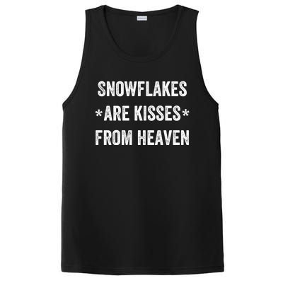 Snowflakes Are From Heaven For Snow Winter Vacation Gift PosiCharge Competitor Tank