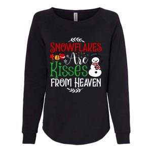 Snowflakes Are From Heaven Funny Christmas Santa Great Gift Womens California Wash Sweatshirt