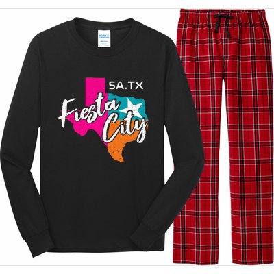 San Antonio Fiesta City Cinco De Mayo Squad Texas Long Sleeve Pajama Set