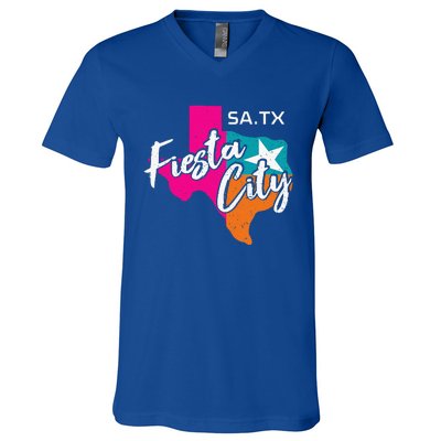 San Antonio Fiesta City Cinco De Mayo Squad Texas V-Neck T-Shirt