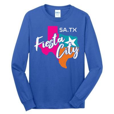 San Antonio Fiesta City Cinco De Mayo Squad Texas Tall Long Sleeve T-Shirt