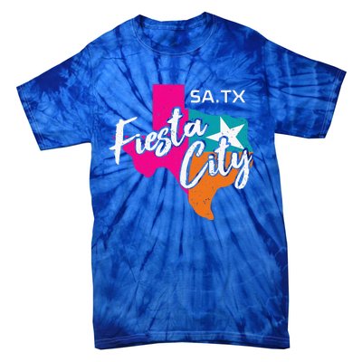 San Antonio Fiesta City Cinco De Mayo Squad Texas Tie-Dye T-Shirt