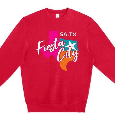 San Antonio Fiesta City Cinco De Mayo Squad Texas Premium Crewneck Sweatshirt