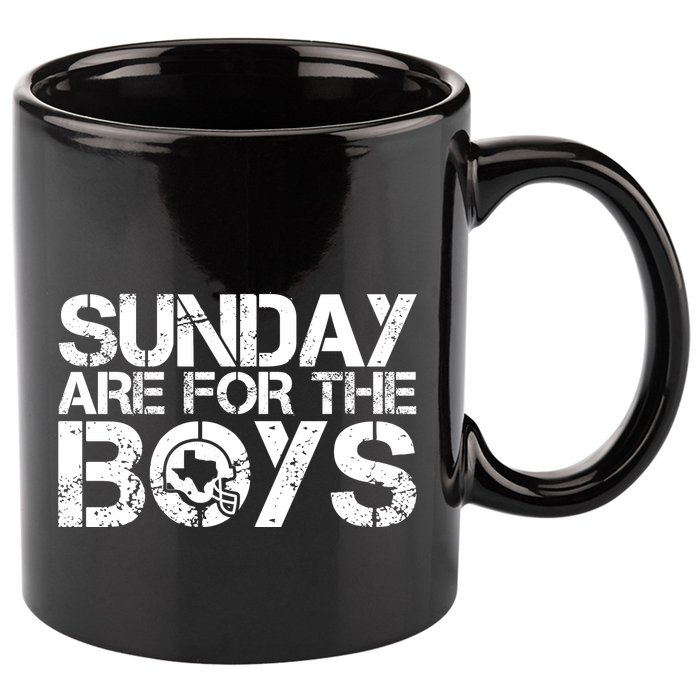 Sunday Are For The Boy Football Fan 11oz C Handle Ceramic Mug