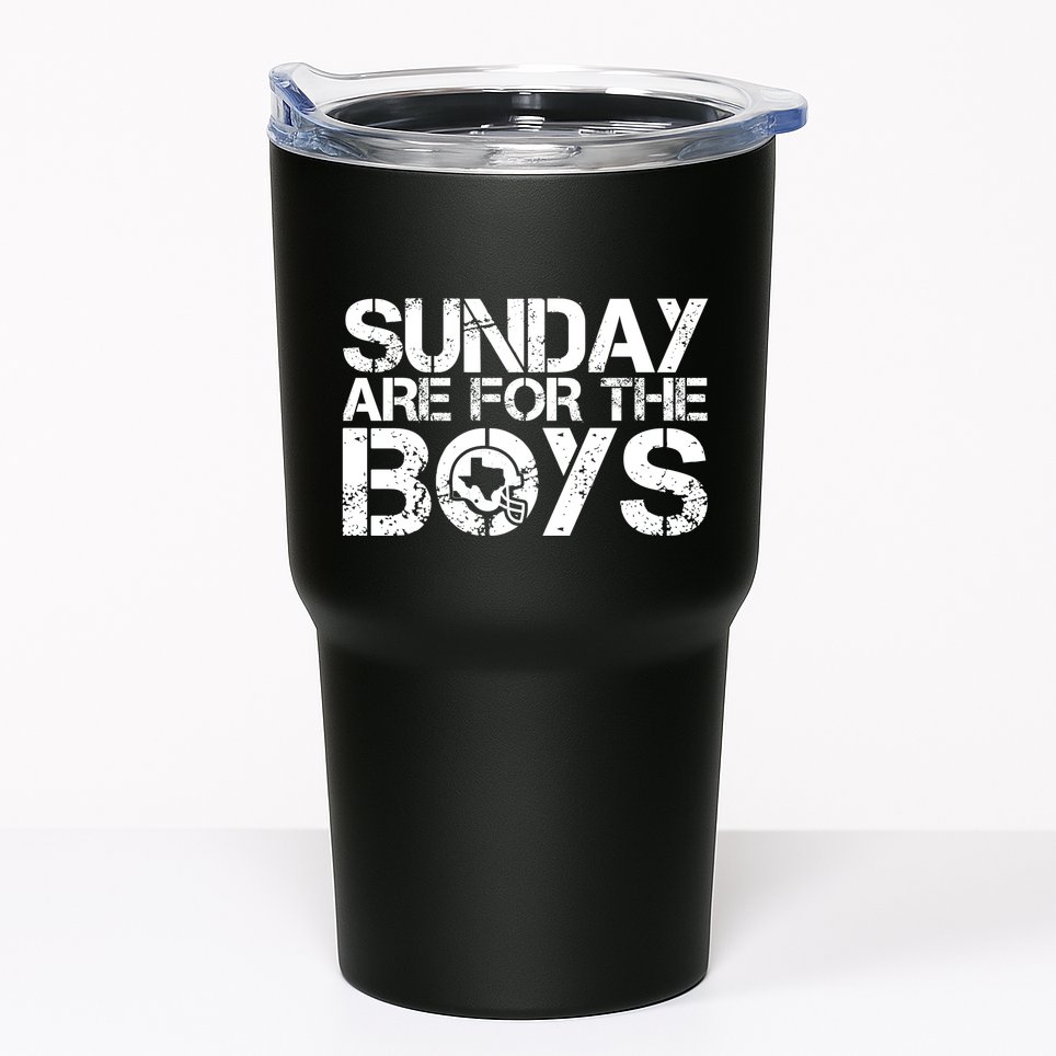 Sunday Are For The Boy Football Fan Tumbler