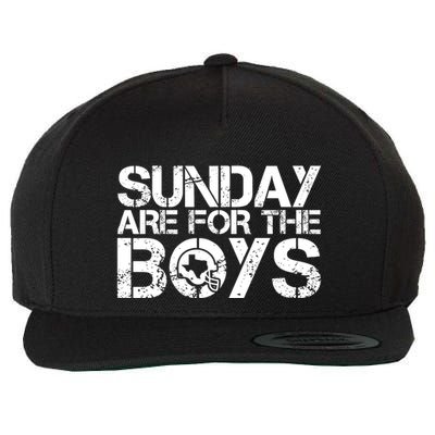Sunday Are For The Boy Football Fan Wool Snapback Cap