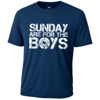 Sunday Are For The Boy Football Fan Cooling Performance Crew T-Shirt