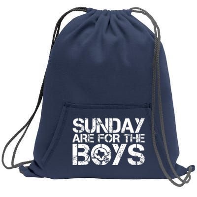 Sunday Are For The Boy Football Fan Sweatshirt Cinch Pack Bag