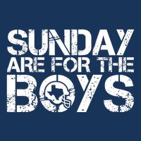 Sunday Are For The Boy Football Fan Drawstring Bag