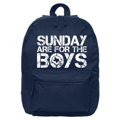 Sunday Are For The Boy Football Fan 16 in Basic Backpack