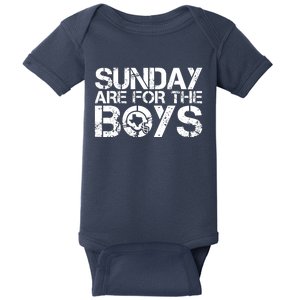 Sunday Are For The Boy Football Fan Baby Bodysuit