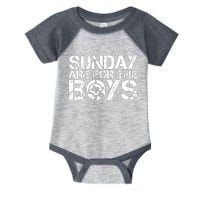 Sunday Are For The Boy Football Fan Infant Baby Jersey Bodysuit