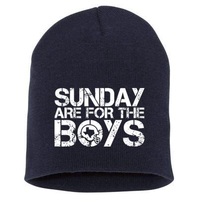 Sunday Are For The Boy Football Fan Short Acrylic Beanie
