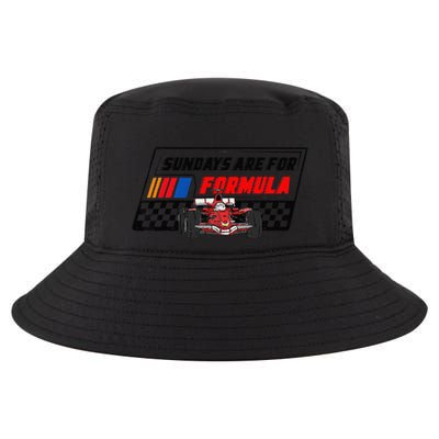 Sundays Are For Formula Racing Lover & Motorsports Fast Cars Cool Comfort Performance Bucket Hat