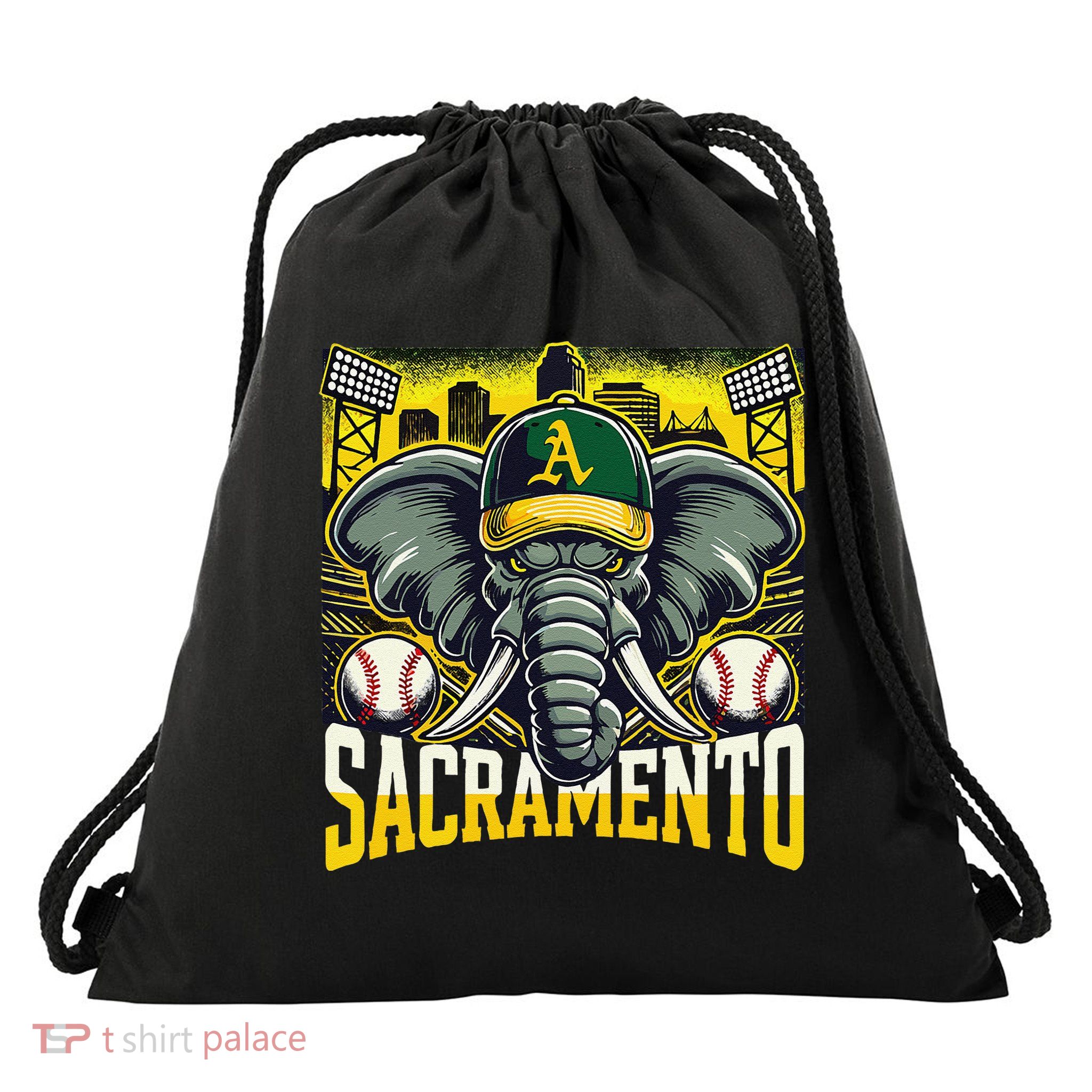 Sacramento Apparel For And Drawstring Bag
