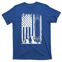 Snowboarding American Flag T-Shirt