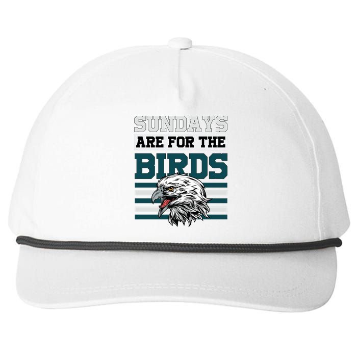 Sundays Are For The Birds It's A Philly Thing Philadelphia Football Snapback Five-Panel Rope Hat